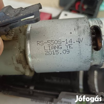 Csavarbehajtó -fúrógép kis motor , szénkefét cserélni kell!