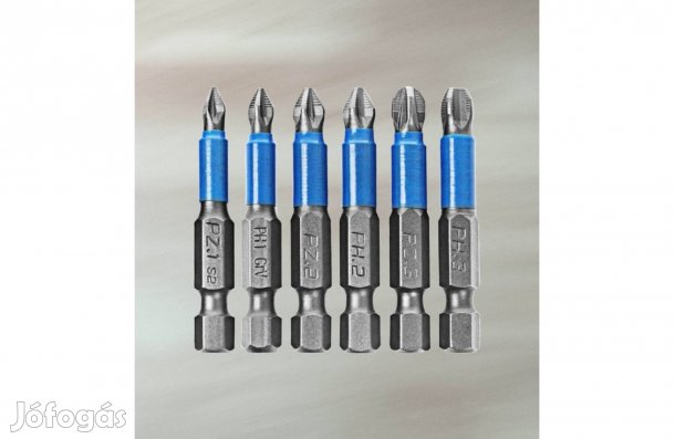 Csavarhúzó hegy hegy 6 db 5 cm 1500 Ft