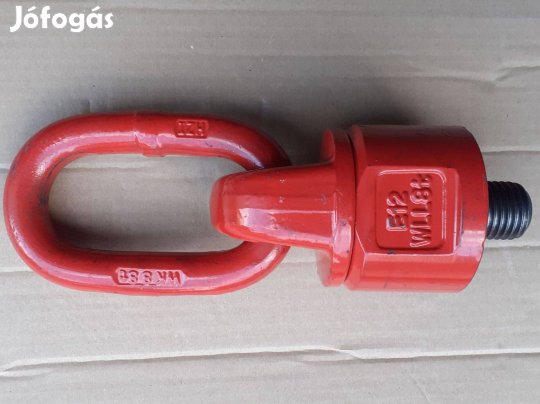 Csavaros, csapágyazott emelőszem, 8 tonna teherbírású (M30 menet)