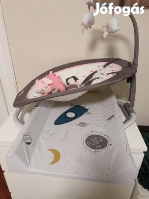 Csecsemő hintaágy plusz pólyázó párna 