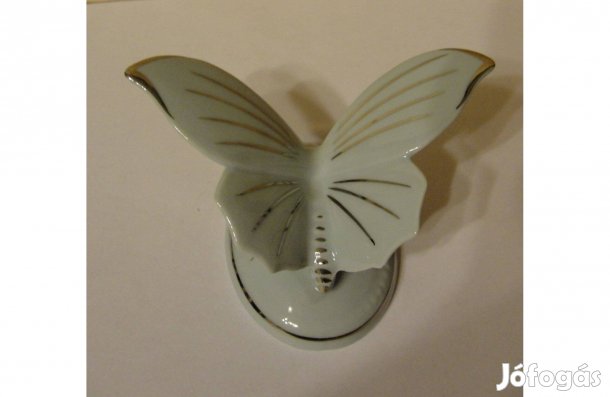 Cseh Rfh porcelán lepke pillangó 6,5*9 cm hibátlan_