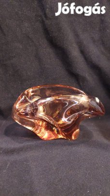 Cseh művészi üveg dísztárgy