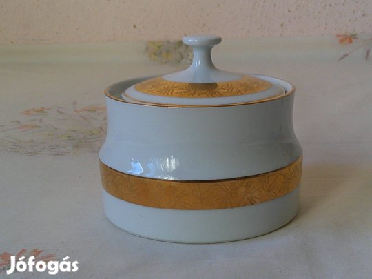 Cseh porcelán cukortartó
