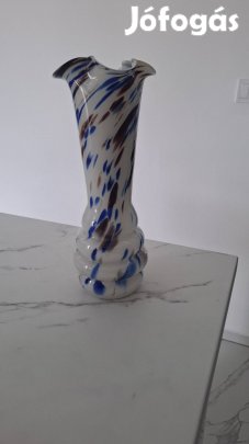 Cseh színes üveg váza