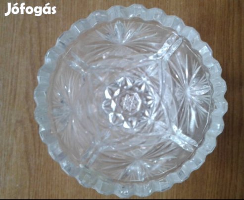 Csehszlovák kristály váza