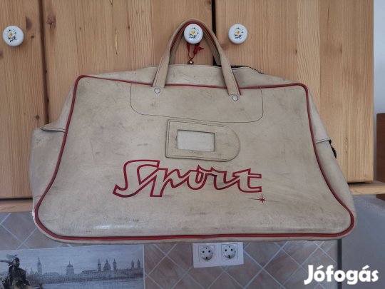 Csehszlovák műbőr sporttáska 70-es évekből - Ostrava