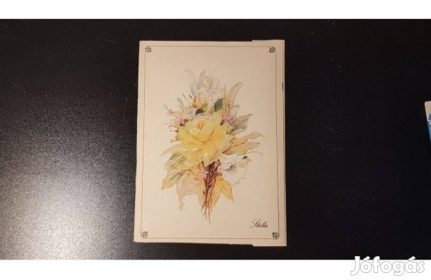 Csehszlovák régi levélpapir boritékkal