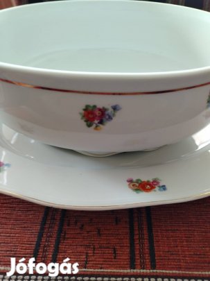 Csehszlovák virágmintás levestal 