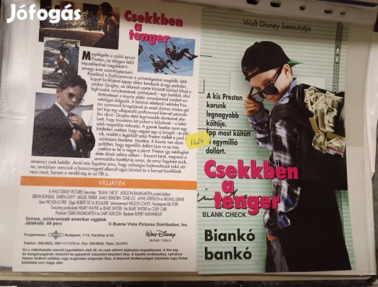 Csekkben a tenger-vígjáték vhs - nagytok