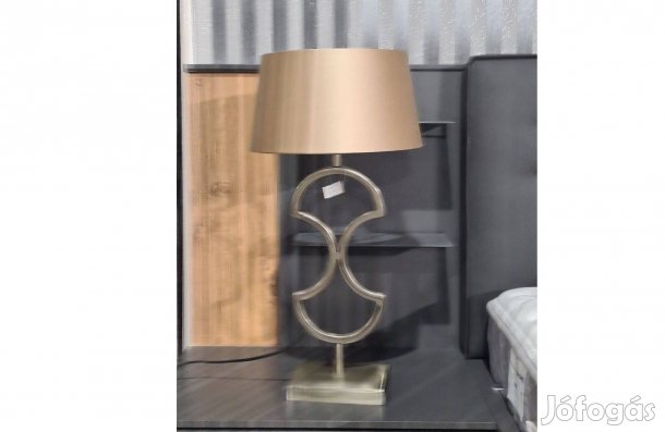 Cselló alakú világos arany színű asztali lámpa 43 cm, Light & Living