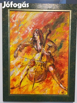 Csellós hölgy 80x60