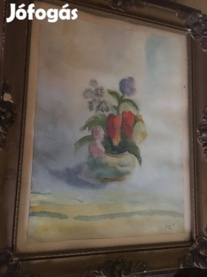 Csendélet akvarell 37x30