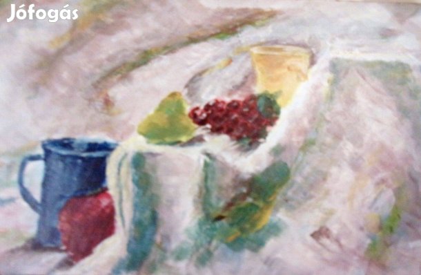 Csendélet festmény kép és portré rajz Újpest központ közelében