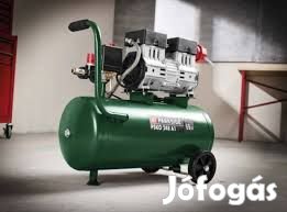Csendes 2 hengeres kompresszor 24L !Parkside