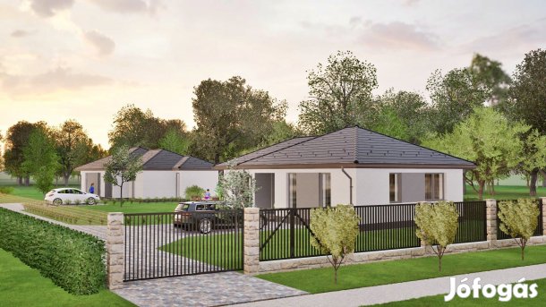 Csendes, zöldövezeti új építésű családi ház Koroncón  tágas telekkel!