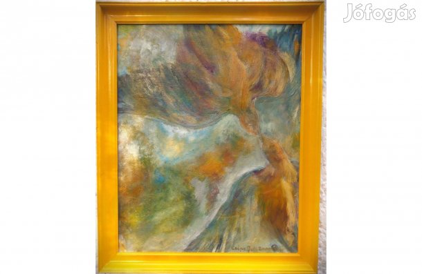 Csépe Juli olajfestménye: Madarak