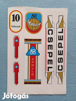 Csepel Apolló matrica többféle