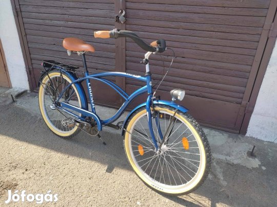 Csepel Blue Cruiser túrakerékpár - újszerű, egyedi, költségmentes