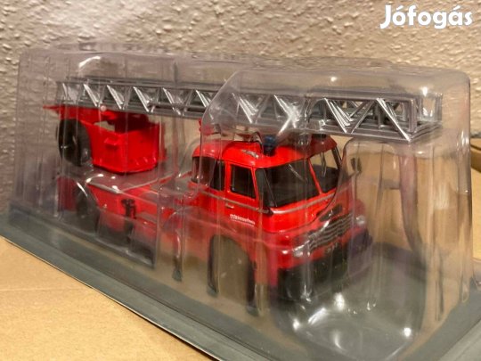 Csepel D710 Tűzoltóság 1/43 Deagostini Létrás Tűzoltóautó Tűzoltó 1:43