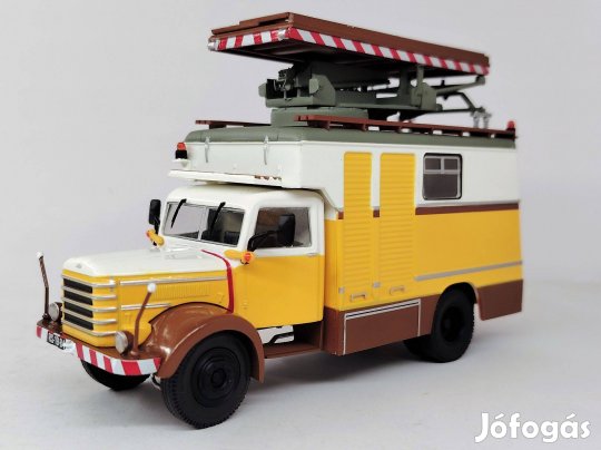 Csepel D-352 felsővezeték javító teherautó modell 1:43 új bontatlan el