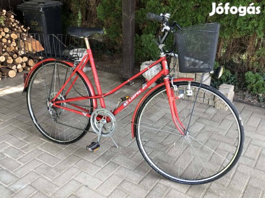 Csepel Lady városi kerékpár teljes felszereléssel