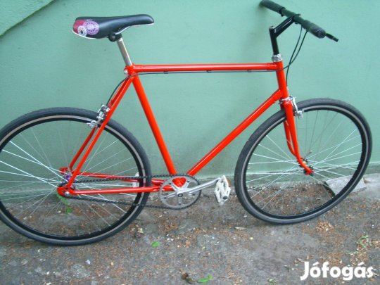Csepel single speed 58 cm acél váz ,újszerű,új 622-es kerekek