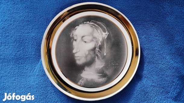 Cserélhető, vagy eladó Szász Endre Hollóházi porcelán falitányér 31cm