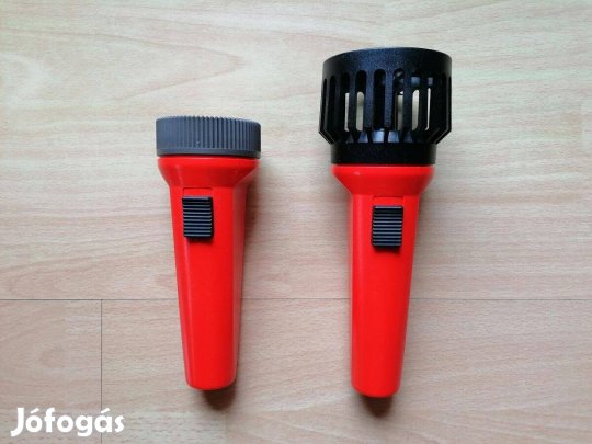 Cserélhető fejes elemlámpa + ventilátor