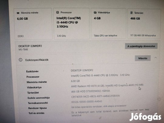 Cserélném ps4 re az alábbi számítógépet