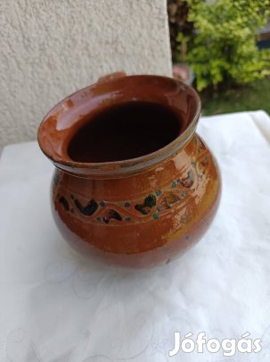 Cserép szilke edény 