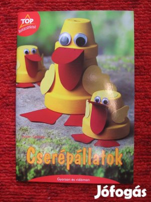 Cserepekből gyerekeknek, foglalkoztató barkácskönyv, könyv