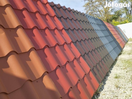 Cserepeslemez több színben 1195x2220mm 2550Ft+ÁFA/m2