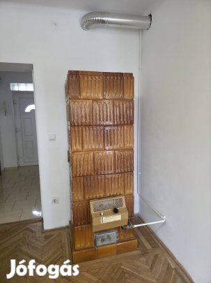 Cserépkályha Héra gázégővel