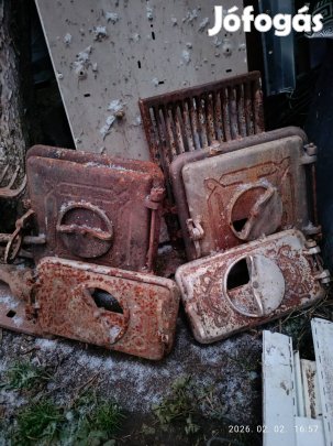 Cserépkályha ajtó jó állapotban 