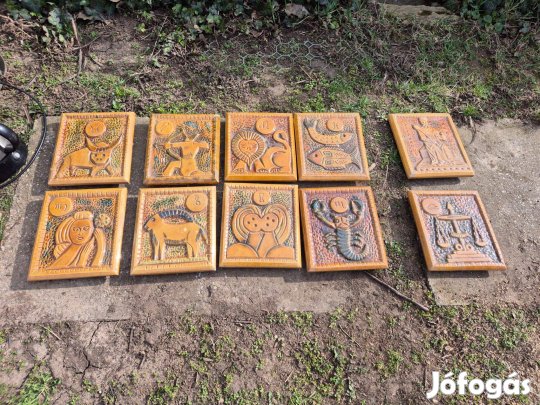 Cserépkályha díszcsempe