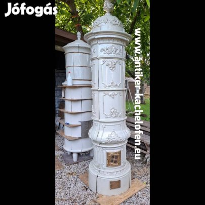 Cserépkályha eladó, antik cserépkályha