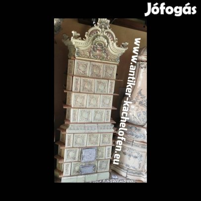 Cserépkályha eladó, antik cserépkályha