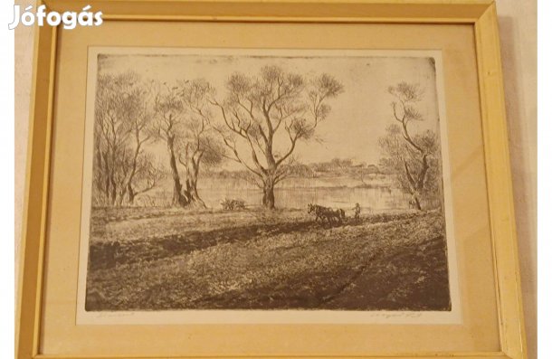 Csergezán Pál - rézkarc