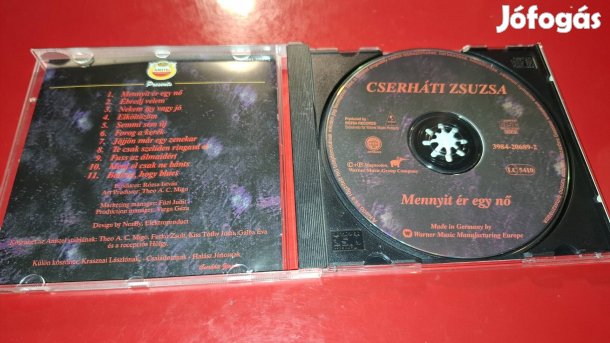 Cserháti Zsuzsa Mennyi ér egy Nő Cd 1997