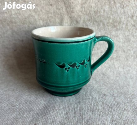 Csésze - kávés, bögre, zöld