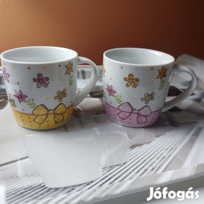 Csésze pár , bögre, teljesen új szép db-k, szett ár !