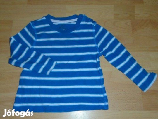 Csíkos hosszú ujjú felső 18-24 hó (méret 86 / 92)