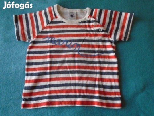 Csíkos póló 9-12 hó (méret 74)