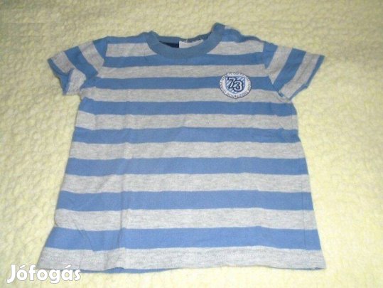 Csíkos póló 9-12 hó (méret 80)