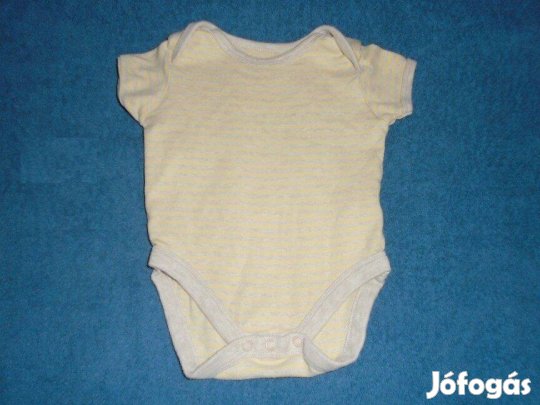 Csíkos rövid ujjú body 3-6 hó (méret 68)