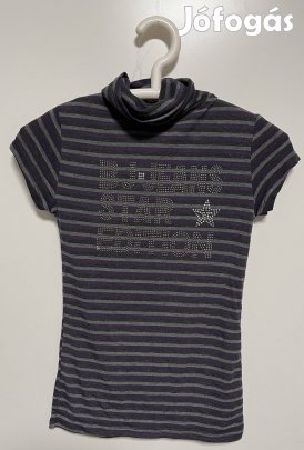 Csíkos rövidujjú garbó