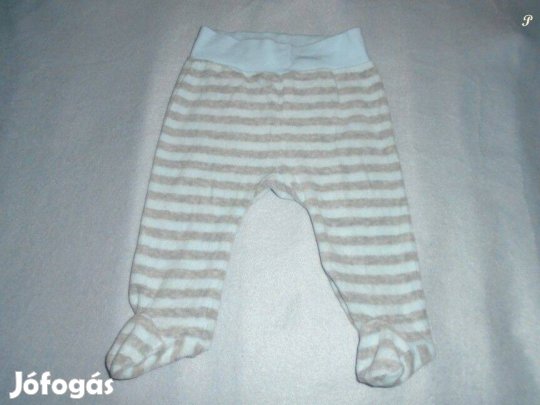 Csíkos talpas nadrág 3-6 hó méret 68