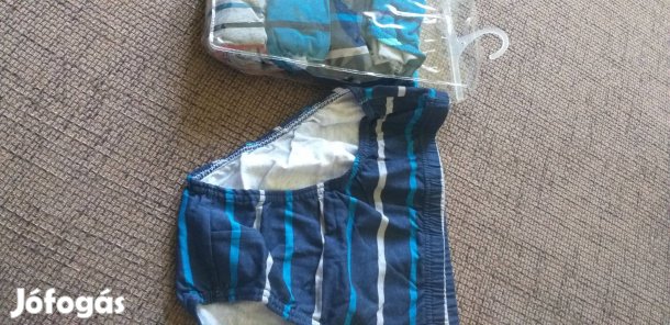 Csíkos új férfi alsónadrág fecske M