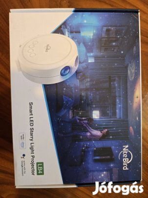 Csillag projektor 4 db különböző effektusú filmmel