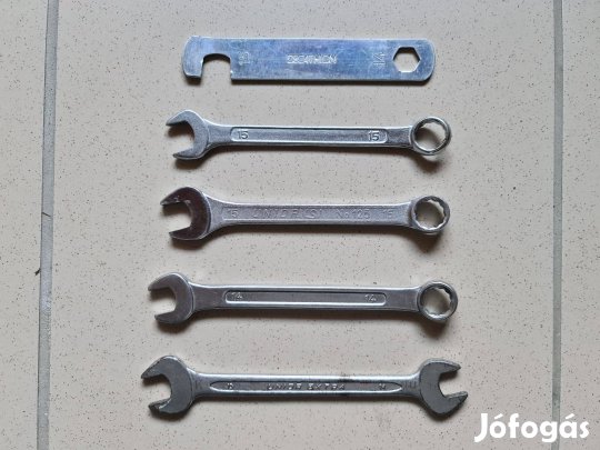 Csillag villás kulcs szerszám 14 - 15 mm 5 db